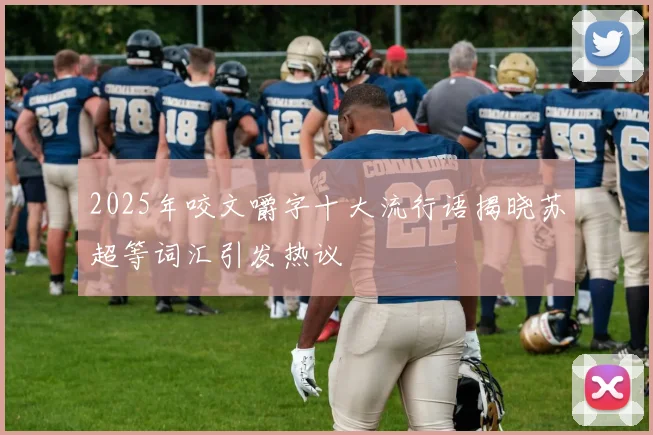 2025年咬文嚼字十大流行语揭晓苏超等词汇引发热议